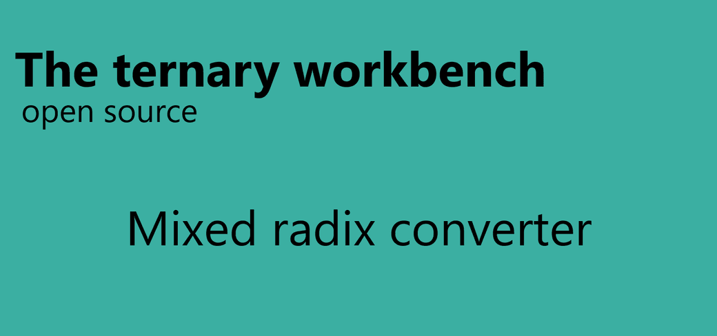 Mixed Radix Converter